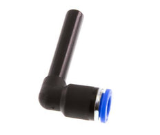 Racor a presión de 90 grados de 8 mm x 8 mm con manguito largo de PA 66 NBR [2 piezas]