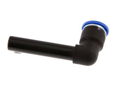 Codo de 90 grados de 10mm x 10mm con manguito largo de PA 66 NBR [2 piezas]