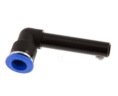 Codo de 90 grados de 10mm x 10mm con manguito largo de PA 66 NBR [2 piezas]