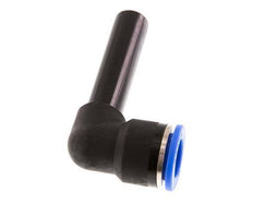 Codo de 90 grados de 14 mm x 14 mm con manguito largo de PA 66 NBR
