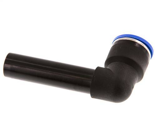 Racor de 16mm x 16mm 90deg con manguito largo PA 66 NBR