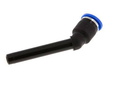 Racor rápido acodado de 6 mm x 6 mm 45 grados con casquillo enchufable largo de PA 66 NBR [2 piezas]