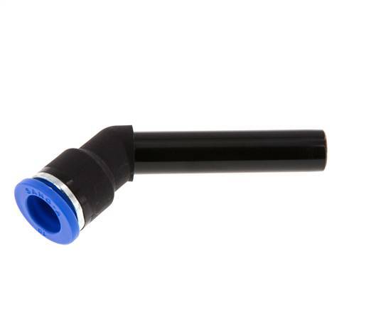 Racor de 10mm x 10mm 45deg con manguito largo de PA 66 NBR [2 piezas]