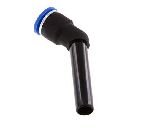 Racor de 10mm x 10mm 45deg con manguito largo de PA 66 NBR [2 piezas]