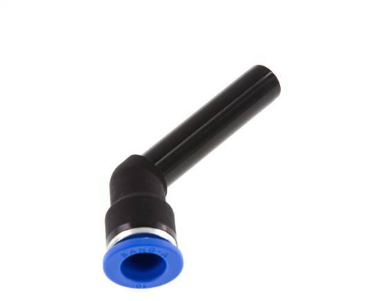 Racor de 10mm x 10mm 45deg con manguito largo de PA 66 NBR [2 piezas]