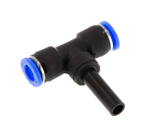 Racor en T de 8mm x 8mm con enchufe PBT NBR [2 piezas]