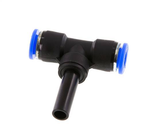 Racor en T de 8mm x 8mm con enchufe PBT NBR [2 piezas]