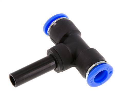 Racor en T de 8mm x 8mm con enchufe PBT NBR [2 piezas]