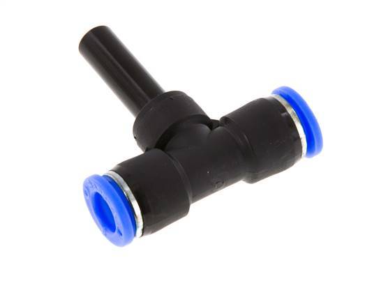 Racor en T de 8mm x 8mm con enchufe PBT NBR [2 piezas]