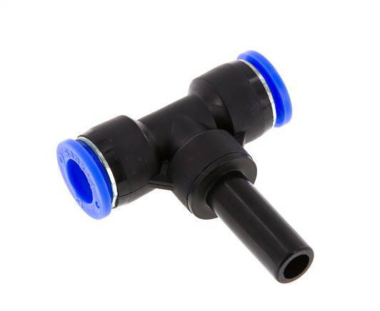 Racor en T de 12mm x 12mm con enchufe PBT NBR [2 piezas]