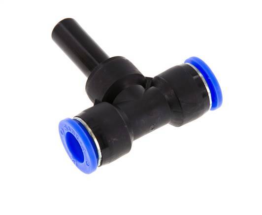 Racor en T de 12mm x 12mm con enchufe PBT NBR [2 piezas]