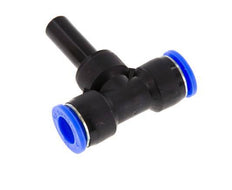 Racor en T de 12mm x 12mm con enchufe PBT NBR [2 piezas]