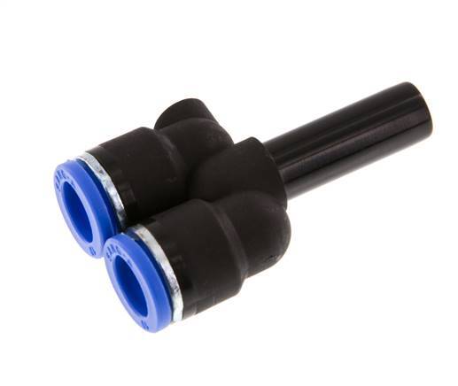 Racor rápido en Y de 10 mm x 10 mm con enchufe PA 66 NBR