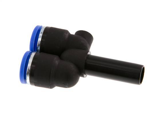 Racor rápido en Y de 10 mm x 10 mm con enchufe PA 66 NBR
