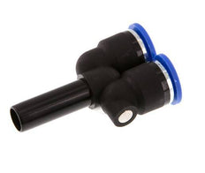 Racor rápido en Y de 10 mm x 10 mm con enchufe PA 66 NBR