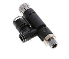 Regulador de presión neumático 6mm - R1/8'' con manómetro