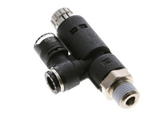 Regulador de presión neumático 8mm - R1/4'' con manómetro