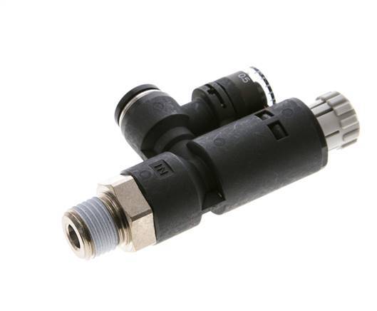 Regulador de presión neumático 8mm - R1/4'' con manómetro