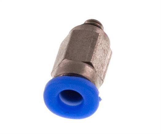 Racor de 3mm x M 3 con rosca macho Acero/POM NBR Diseño compacto [2 piezas]
