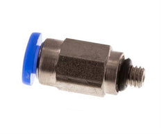 Racor de 3mm x M 3 con rosca macho Acero/POM NBR Diseño compacto [2 piezas]