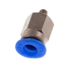 Racor de 4mm x M 3 con rosca macho Acero/POM NBR Diseño compacto [2 piezas]