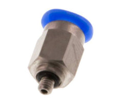 Racor de 4mm x M 3 con rosca macho Acero/POM NBR Diseño compacto [2 piezas]