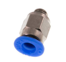 Racor de 4mm x M 5 con rosca macho Latón/POM NBR Diseño compacto [5 piezas]