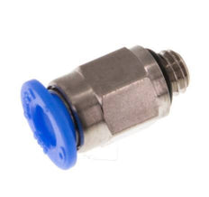 Racor de 4mm x M 5 con rosca macho Latón/POM NBR Diseño compacto [5 piezas]