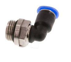 Codo de 90 grados de 4mm x G1/8'' con rosca macho Latón/PBT NBR Manguito corto giratorio Diseño compacto [2 piezas]