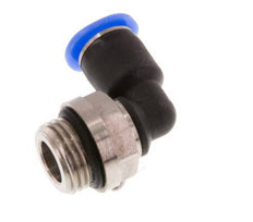 Codo de 90 grados de 4mm x G1/8'' con rosca macho Latón/PBT NBR Manguito corto giratorio Diseño compacto [2 piezas]