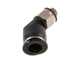 Racor de 6mm x M 5 45deg con rosca macho Latón/PBT NBR Diseño compacto