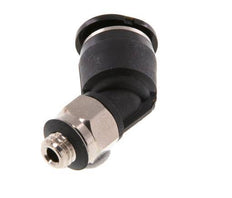 Racor de 6mm x M 5 45deg con rosca macho Latón/PBT NBR Diseño compacto