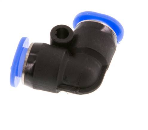 Codo de 6mm 90deg Diseño compacto PBT NBR [2 piezas]