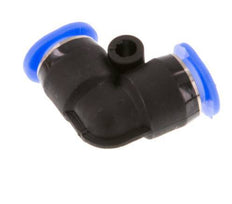 Codo de 6mm 90deg Diseño compacto PBT NBR [2 piezas]