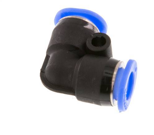 Codo de 6mm 90deg Diseño compacto PBT NBR [2 piezas]