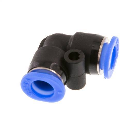 Codo de 6mm 90deg Diseño compacto PBT NBR [2 piezas]