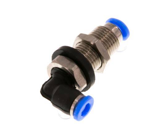 Codo de 3mm 90deg Racor de acero/PBT NBR Diseño compacto [2 piezas]