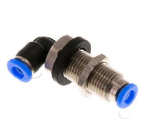 Codo de 3mm 90deg Racor de acero/PBT NBR Diseño compacto [2 piezas]