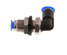 4mm 90deg Codo Push-in Fitting Latón/PBT NBR Pasamuros Diseño Compacto [2 Piezas]