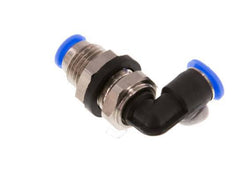 4mm 90deg Codo Push-in Fitting Latón/PBT NBR Pasamuros Diseño Compacto [2 Piezas]