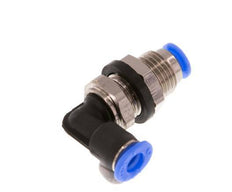 4mm 90deg Codo Push-in Fitting Latón/PBT NBR Pasamuros Diseño Compacto [2 Piezas]