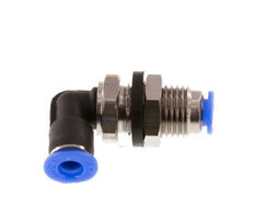 4mm 90deg Codo Push-in Fitting Latón/PBT NBR Pasamuros Diseño Compacto [2 Piezas]