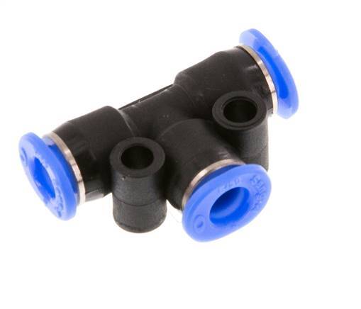 Racor en T de 4 mm PBT NBR Diseño compacto [2 piezas]