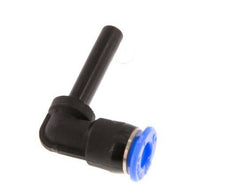 4mm x 4mm 90deg Codo Push-in Fitting con Plug-in PBT NBR Diseño Compacto [2 Piezas]