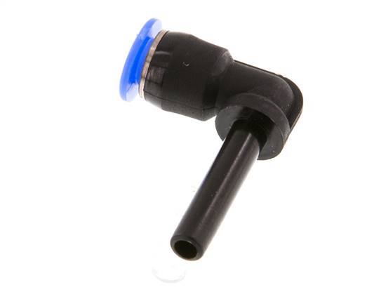 4mm x 4mm 90deg Codo Push-in Fitting con Plug-in PBT NBR Diseño Compacto [2 Piezas]