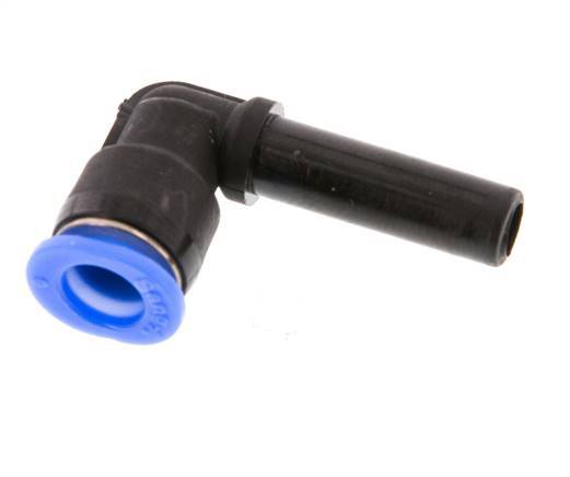 Codo de 6mm x 6mm de 90 grados con diseño compacto de PBT NBR [2 piezas]