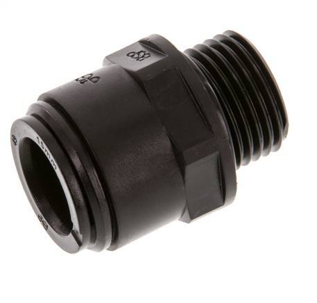 Racor de 15mm x G1/2'' con rosca macho POM NBR