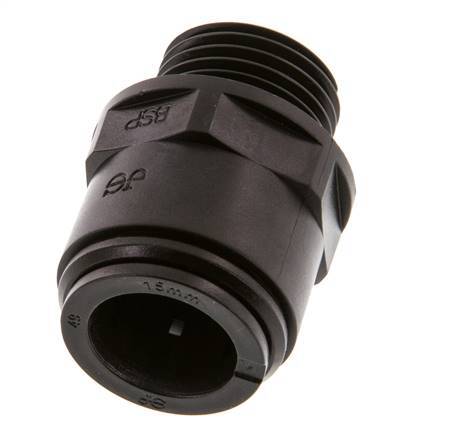 Racor de 15mm x G1/2'' con rosca macho POM NBR