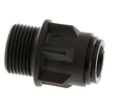 Racor de 15mm x G3/4'' con rosca macho POM NBR