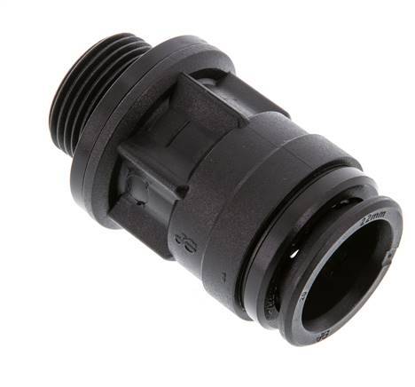 Racor de 22mm x G3/4'' con rosca macho POM NBR